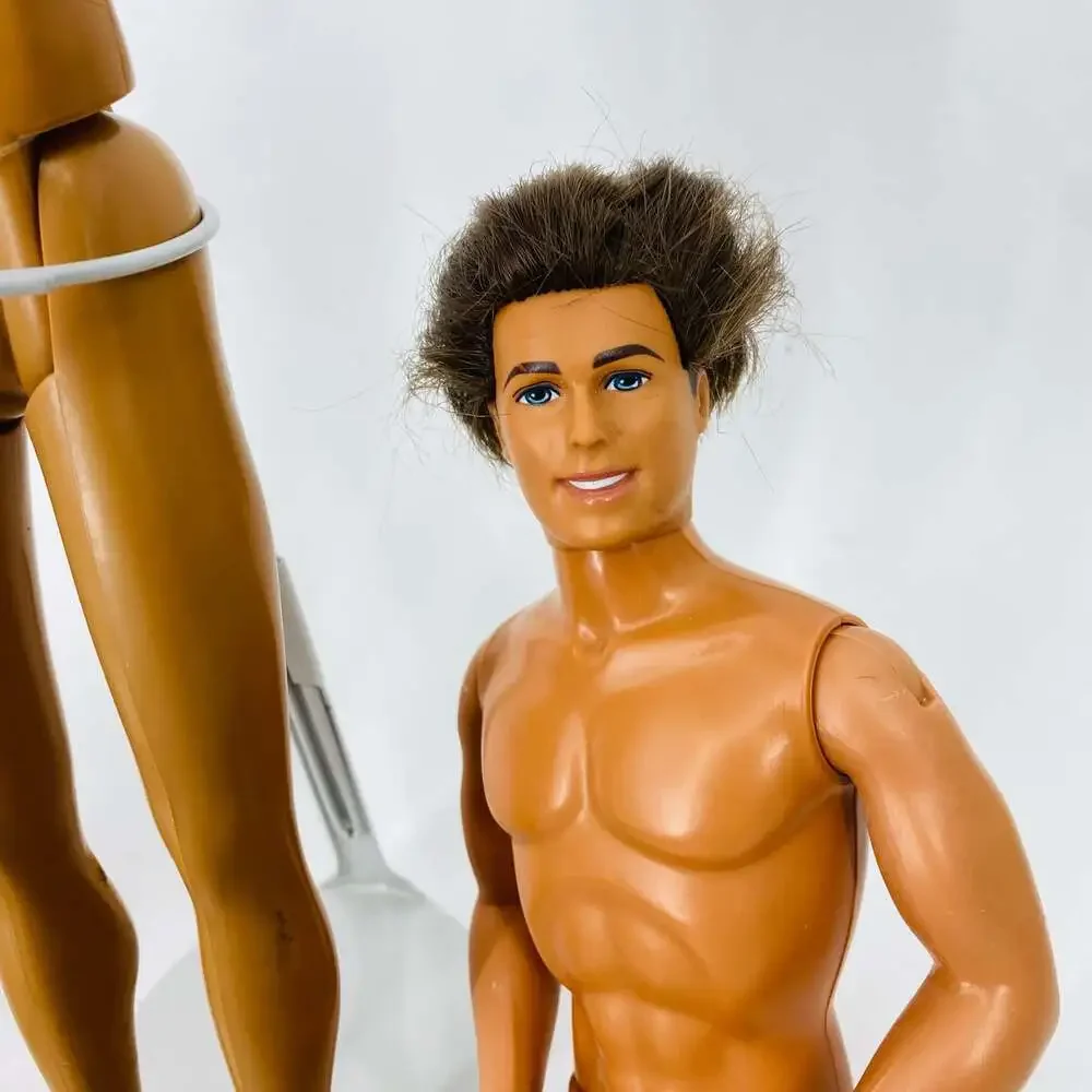 Vintage Barbie Ken Doll Lot of 3 1968 Mattel Blonde Brown Hair Nude